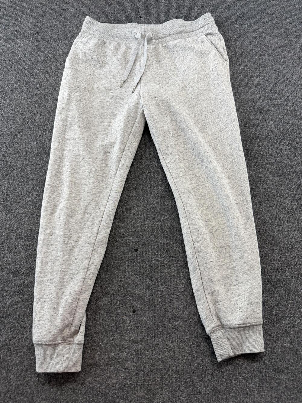 Old Navy Sweatpants Mens Medium Gray Fleece Jogger Pants Elastic Waist Pockets